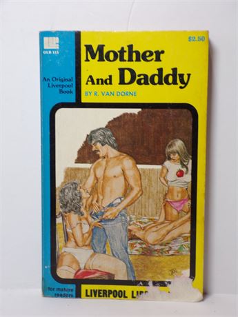 Mother and Daddy by R Van Dorne, Paperback Novel 1978 Liverpool OLB-115 061125WP-55