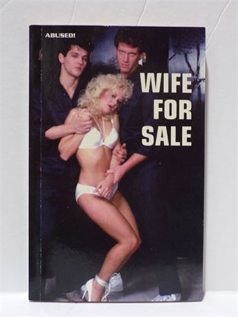 Wife For Sale by Anonymous, Paperback Novel 1995 Star Abused! AB-144 070225WP-1