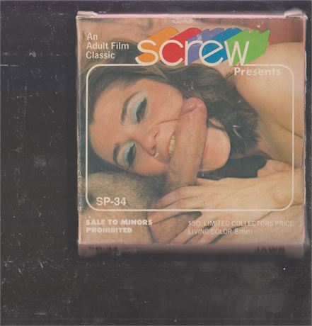 Screw #34 Jaws Cheryl White David Williams Regular 8mm Film Reel Vintage 072425AVHS