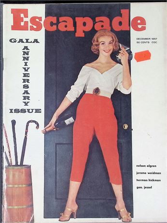 Escapade Magazine ft. Nelson Algren Dec 1957 103125AKP-74