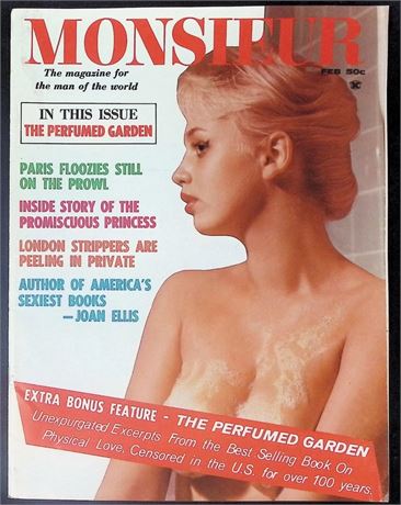 Monsieur Magazine ft. Laura Feb 1965 102125AKP-36