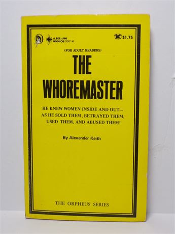 The Whoremaster by Alexander Keith, Paperback Book 1969 Bee-Line 597-K 052825WP