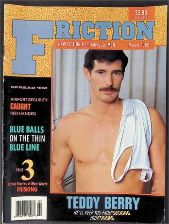 Friction featuring Teddy Berry Gay Magazine March 1989 011526AKP-20