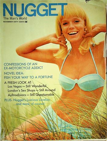 Nugget Magazine Ft. Eva & Ginny November 1968 071825RP-