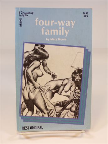 Four-Way Family by Mary Moore, Paperback Book 1970's Greenleaf Elite GE1054 102025WP-64