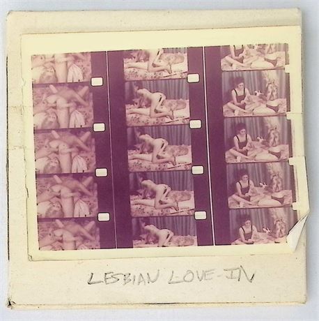 Lesbian Love-In Gay/Lesbian Amateur Reg 8mm Film Reel Vintage 091225AVHS
