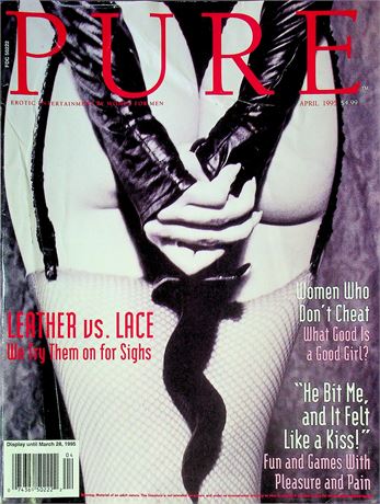 Pure Magazine Leather Vs. Lace April 1995 072125RP-