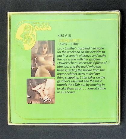 Kiss Film Series 2 #15 Hexenfett Regular 8mm Adult Film Reel Vintage 080425AVHS