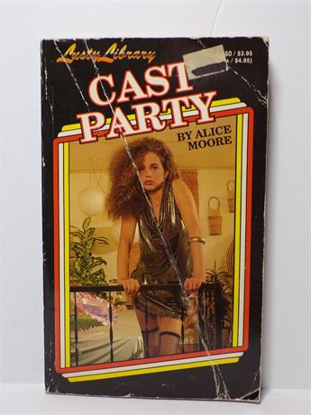 Cast Party by Alice Moore, Paperback Book 1989 Lusty Library LL-650 052825WP