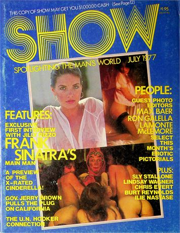 Show Magazine Ft. Jilly Rizzo & Sylvester Stallone July 1977 081125RP-
