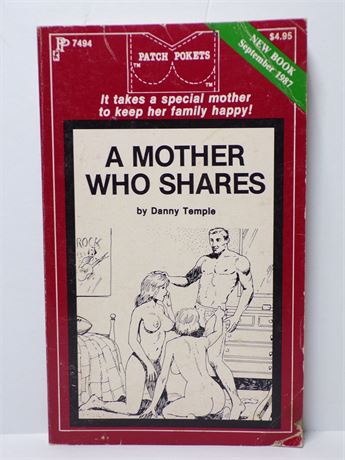 A Mother Who Shares by Danny Temple, Paperback Book 1987 Greenleaf Patch Pokets PP7494 052825WP