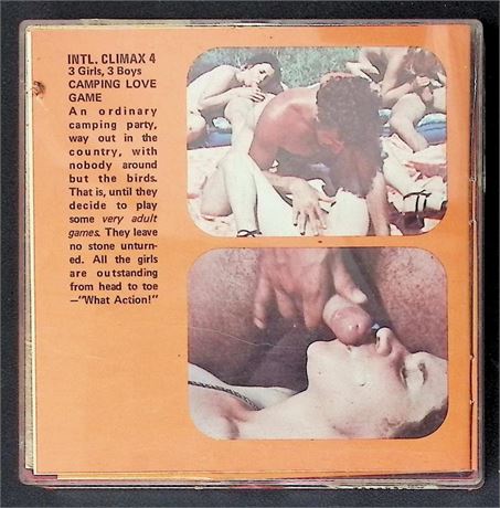 International Climax #4 Camping Love Game 3m3f Reg 8mm Adult Film Reel Vintage 080425AVHS2