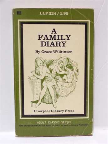 A Family Diary by Grace Wilkinson, Paperback Book 1970's Liverpool LLP/224 072825WP-58