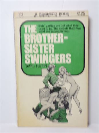 The Brother-Sister Swingers by Ward Fulton, Paperback Novel Vintage Brighton Book 061125WP-56