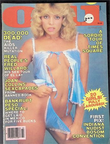 Oui Magazine ft. Fred Willard Oct 1983 121925AKP-70