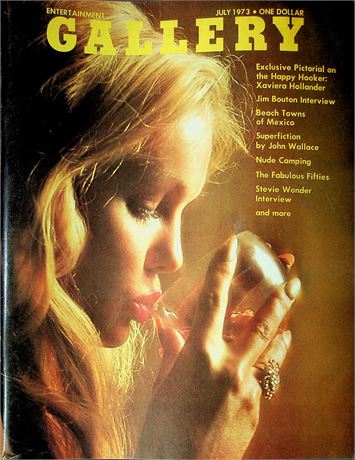 Gallery Magazine Ft. Xaviera Hollander & Jim Bouton July 1973 062425RP2-