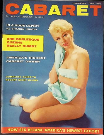 Cabaret Magazine ft. Sharon Knight Dec 1956 121925AKP-48