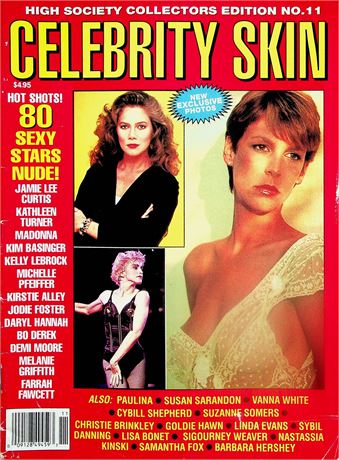 Celebrity Skin Magazine Jamie Lee Curtis, Madonna & More!  #11  1990  052825lm-p