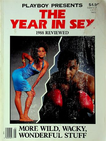 Playboy Presents The Year In Sex 1988 Reviewed Magazine Ft. Mike Tyson & Robin Givens 100725RP2-