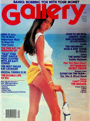 Gallery Magazine Ft. Tony Danza & Sugar Ray Leonard April 1982 082325RP-