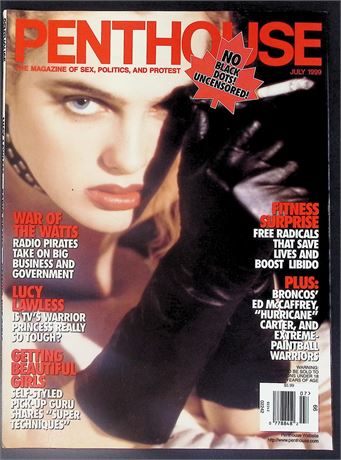 Penthouse Magazine July 1999 ft. Lucy Lawless, Ed McCaffrey, 091925AKNON-67