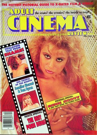 Adult Cinema Review Magazine Rene Scott & Jennifer Stewart Vol.9 No.12 December 1991 060725RP