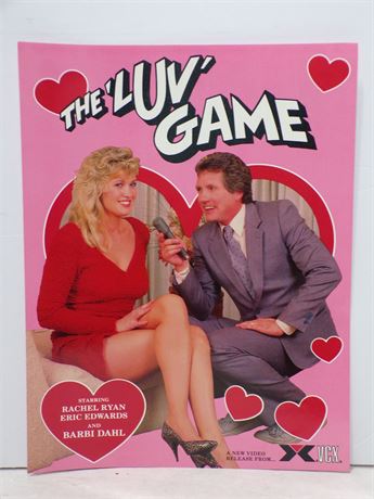 Barbi Dahl in The Luv Game, VCX 1988 Video Ad Slick Sheet 051325WP-86