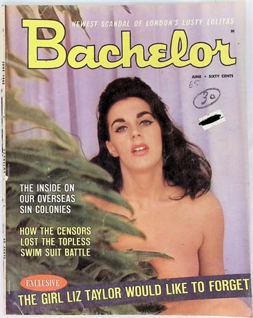 Bachelor Mens Magazine June 1965 Maggie Smith, Jo Ann Belcher 102125AKP-25