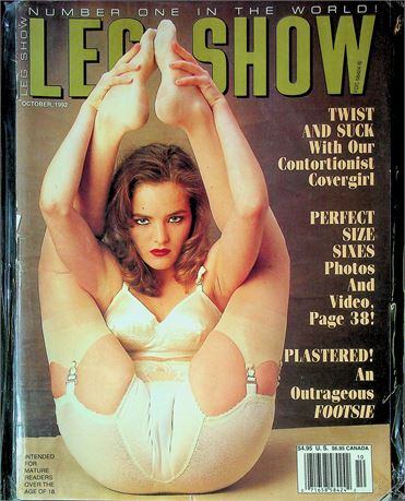 Leg Show Magazine Contortionist Covergirl October 1992 080625RP-