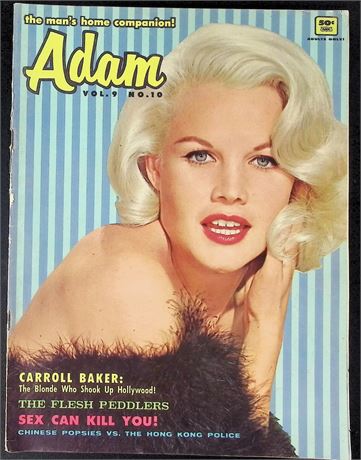 Adam ft. Carroll Baker Vol.9 No.10 Oct 1965 110525AKP-56