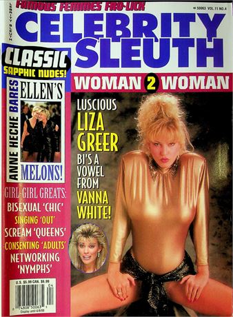 Celebrity Sleuth Magazine Woman 2 Woman Ft. Liza Greer Vol.11 No.4 100725RP2-