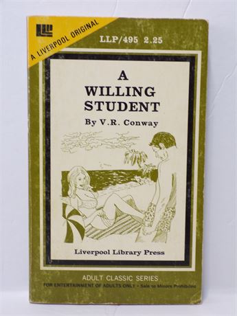 A Willing Student by V R Conway, Paperback Book 1970's Liverpool LLP-495 071125WP-6