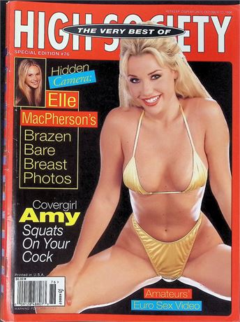 High Society Special Edition #76 w/ Elle MacPherson 1996 011226AKP-65