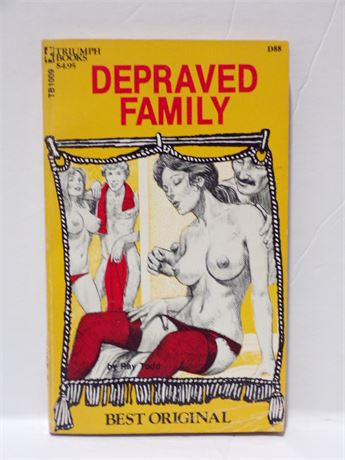 Depraved Family by Ray Todd, Paperback Book 1970's Greenleaf Triumph TB1009 072825WP-52