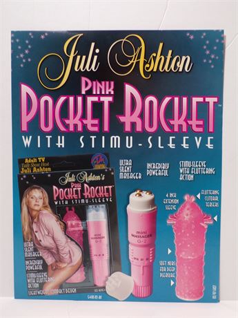 Juli Ashton Pink Pocket Rocket & Anal Beginner's Kit Doc Johnson Toy Ad Slick Sheet 060425WP-27