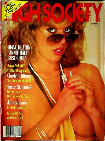 High Society Magazine Ft. Diane Keaton, Charlene Tilton & James Caan September 1980 100725RP2-