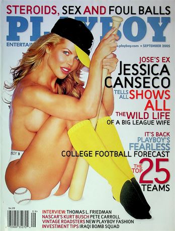 Playboy Magazine Ft. Jessica Canseco & Thomas L. Friedman September 2005 062225RP