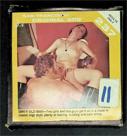 San Fransisco Original #237 Dirty Old Man Reg 8mm Adult Film Reel Vintage 080425AVHS
