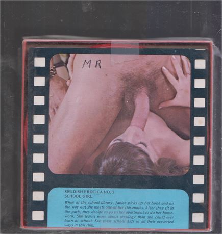 Swedish Erotica #3 School Girl, Lilly Foster, Regular 8mm Film Reel Vintage 071425AVHS2