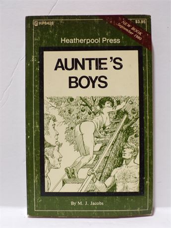 Auntie's Boys by M J Jacobs, Paperback Book 1980 Heatherpool HP6428 091025WP-36