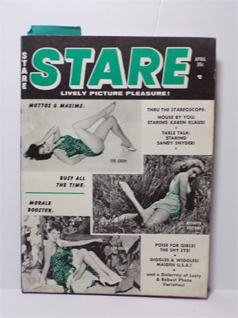 Stare, April 1960 Digest, Eve Eden & Kathryn Keeton 052825WP