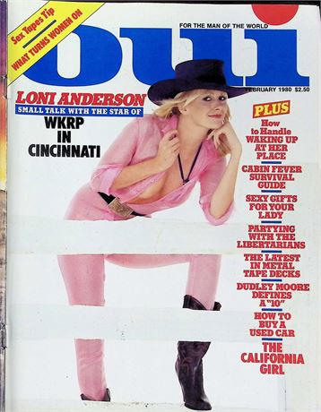 Oui Magazine ft. Loni Anderson Feb 1980 111325AKP-71