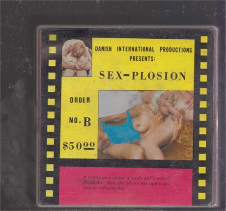 Danish International Productions Sex-Plosion B Regular 8mm Film Reel Vintage 072525AVHS2