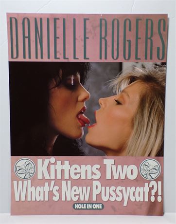 Danielle Rogers/Leanna Foxx, 1990's Hole In One DOUBLE Video Promo Slick Ad Sheet 061925WP-74