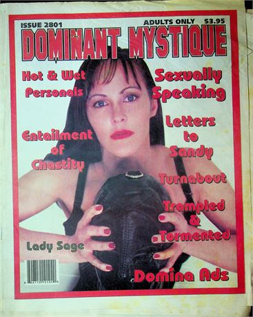 Dominant Mystique Oversized BDSM Magazine Ft. Lady Sage No.2801 101025RP-