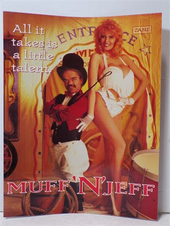 Lynn LeMay in Muff'N'Jeff, Zane Video 1992 Ad Slick Sheet 051325WP-64