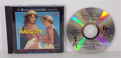 Too Naughty to Say No Giner Lynn Harry Reems Caballero Sexxy Software CD-Rom 102925WP