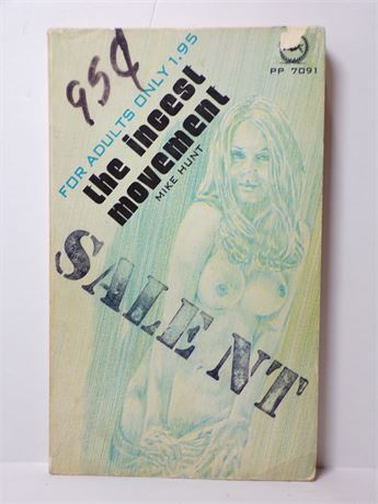 The Incest Movement by Mike Hunt, Paperback Novel 1971 PEC PP-7091 061125WP-51