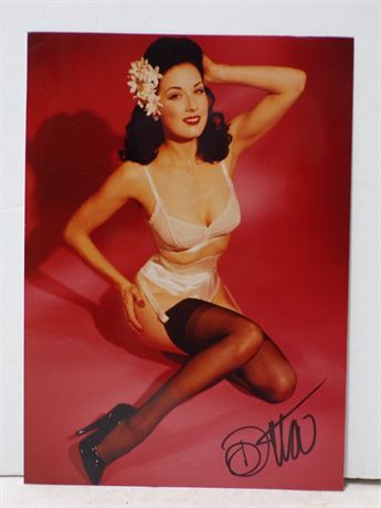 Dita Von Teese SIGNED Photograph 4"x5.5" Kodak Original w/ COA 052625WP-TO-600