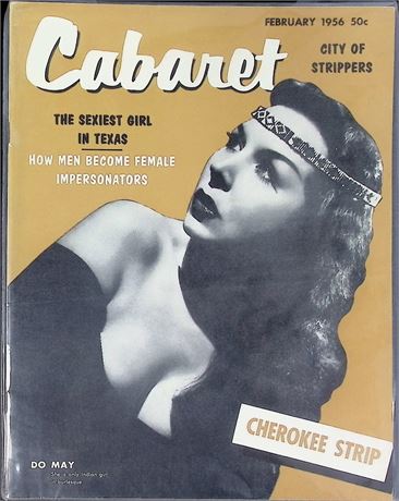Cabaret Magazine ft. Do May Feb 1956 112925AKP-70